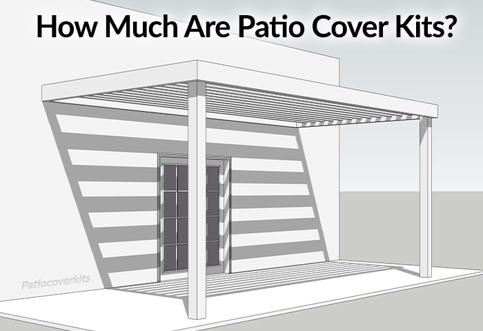 Aluminum patio cover kits