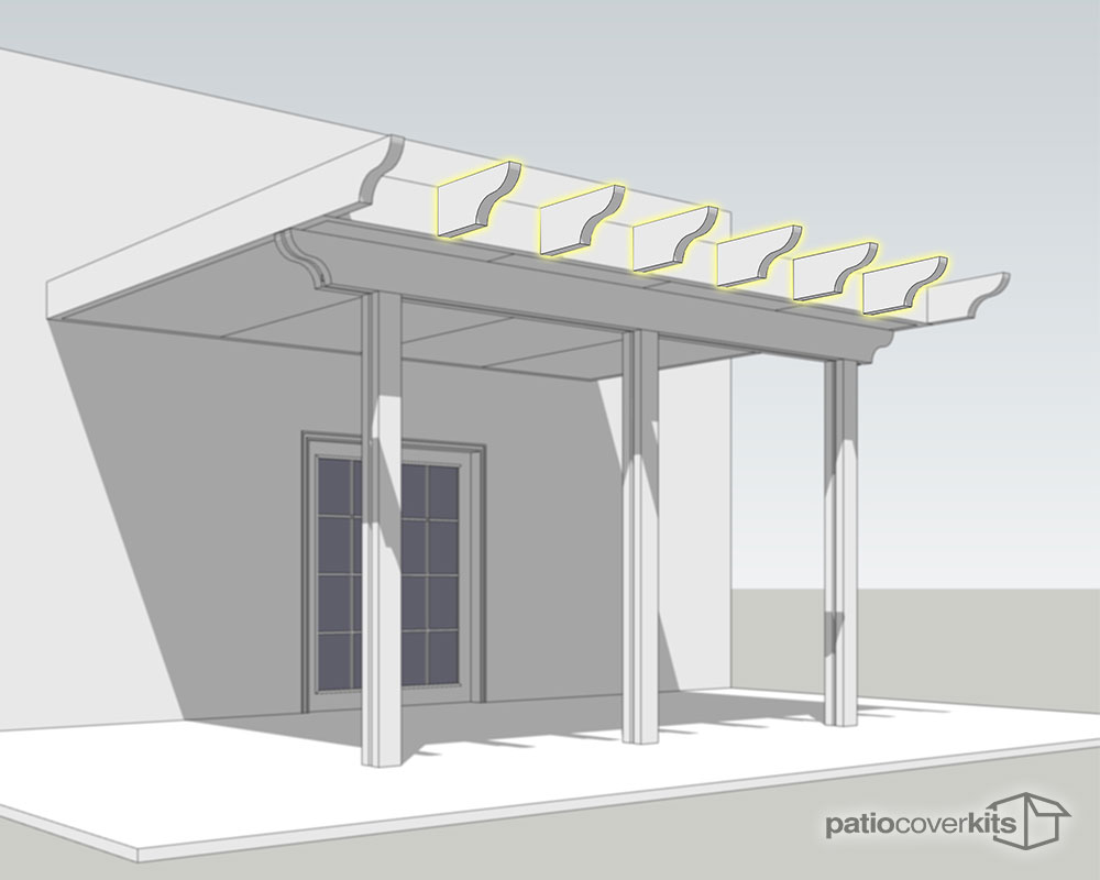 Tails (rafter tails) - Patio Cover Kits