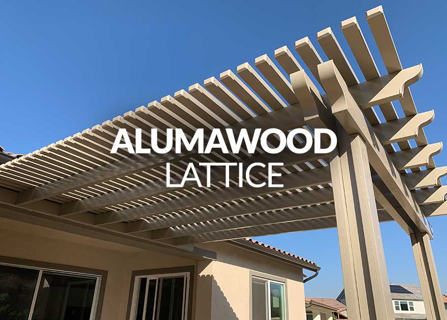Alumawood Aluminum patio cover kits in Los Angeles